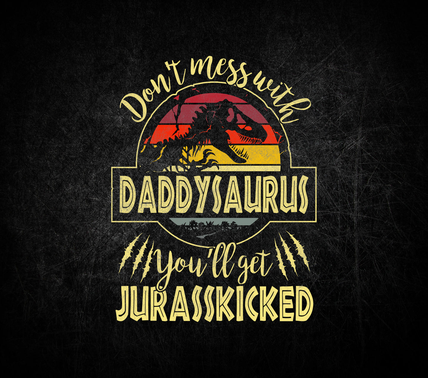 Fathers day Tumbler Daddysaurus