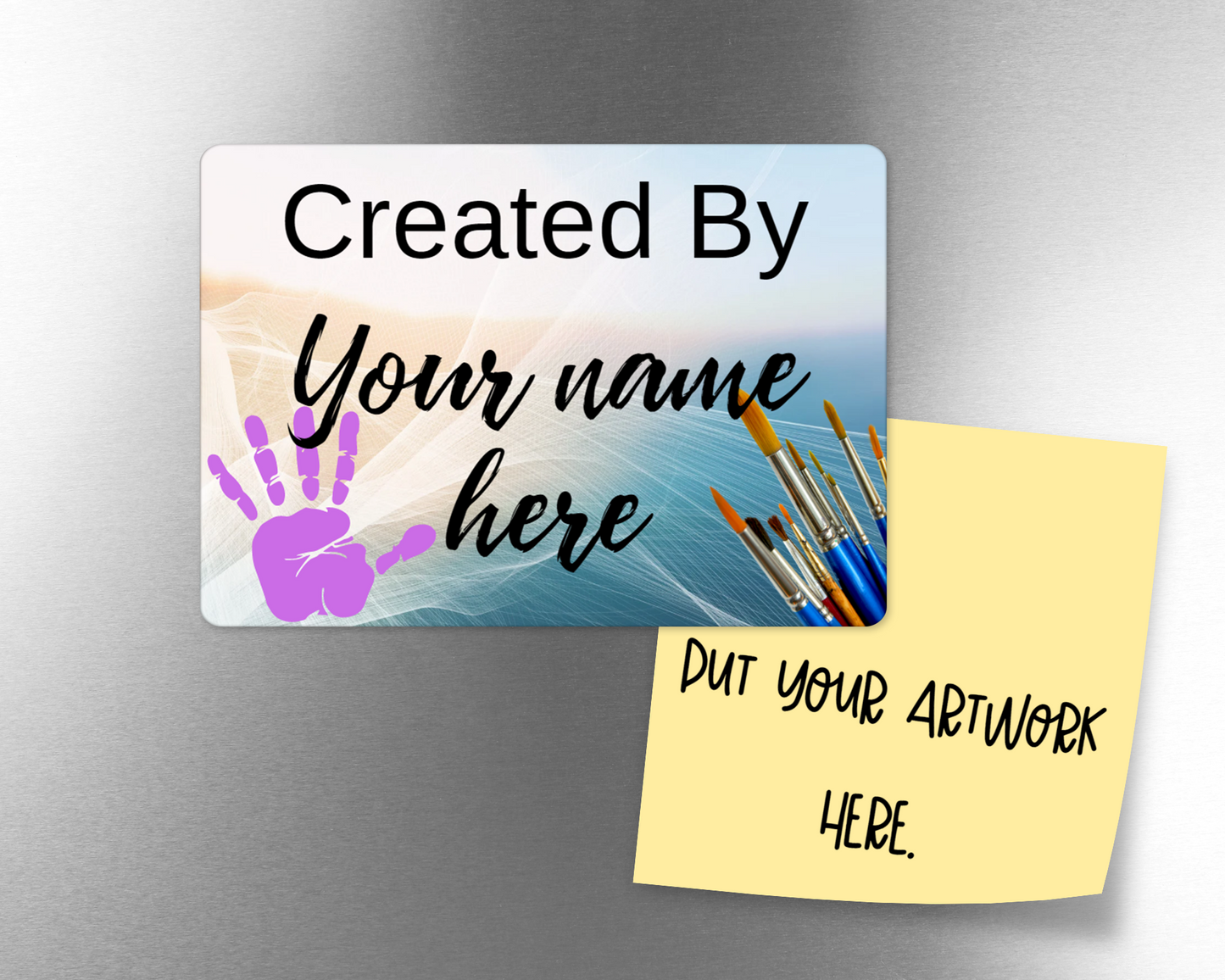 Personalised fridge magnet