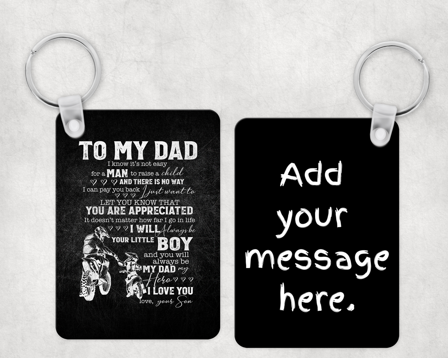 Fathers Day Keychain
